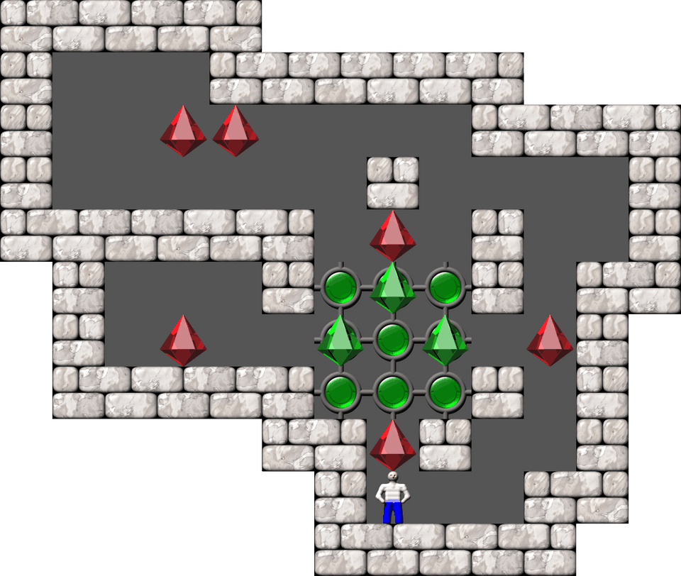 Sokoban Kevin 10 level 91